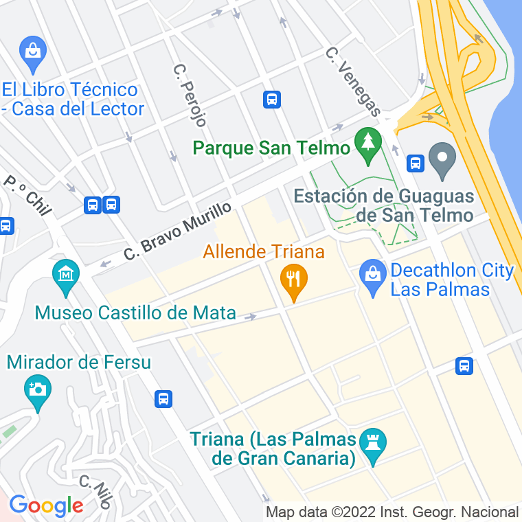 Código Postal calle Viera Y Clavijo en Las Palmas de Gran Canaria