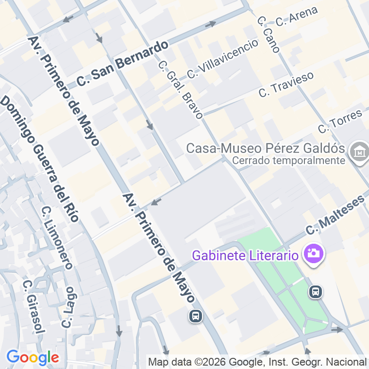 Código postal de Calle Maninidra en Palmas Gran Canaria (las)