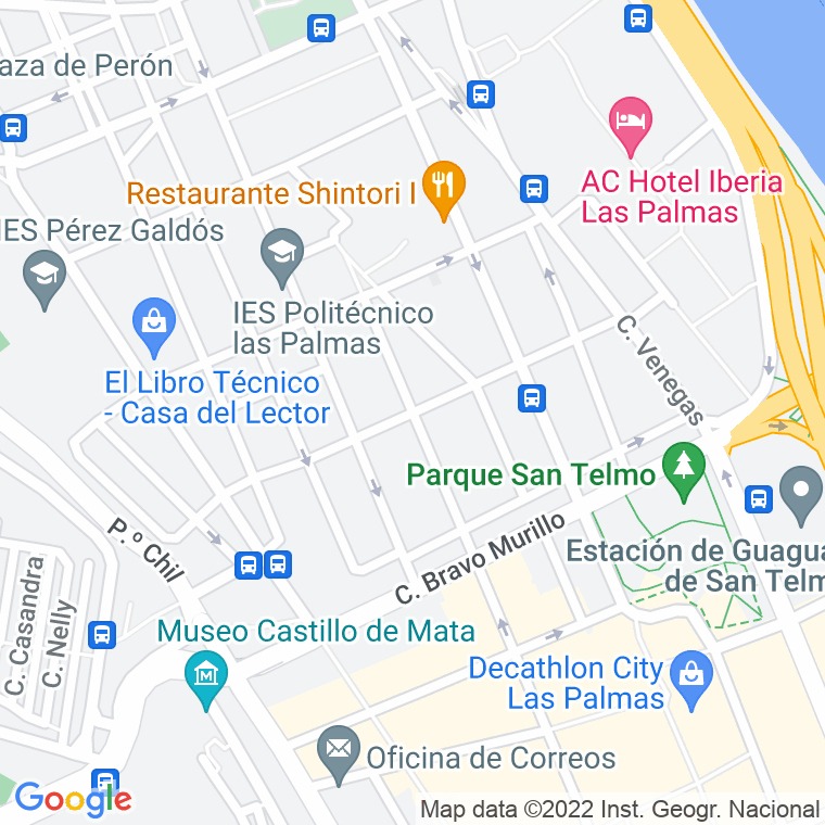 Código Postal calle Cebrian en Las Palmas de Gran Canaria