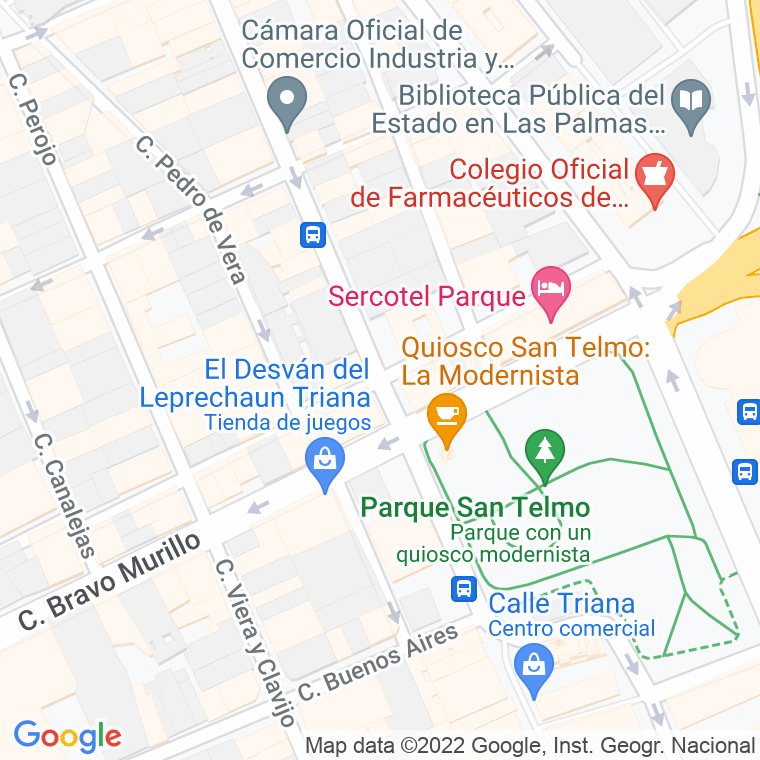 Código Postal calle Colmenares en Las Palmas de Gran Canaria