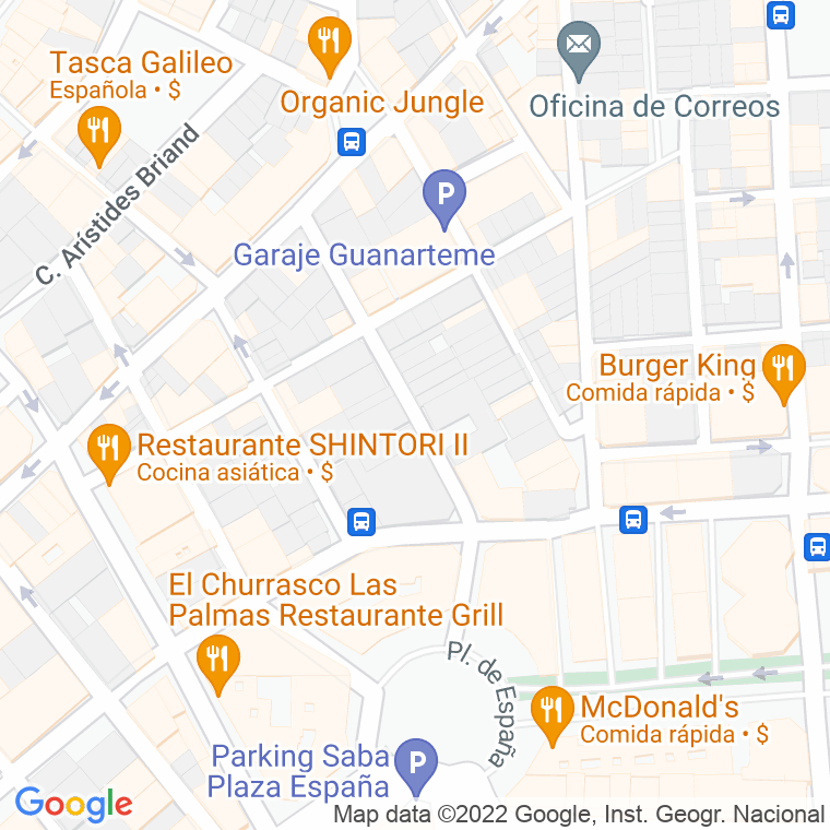 Código Postal calle Diderot en Las Palmas de Gran Canaria