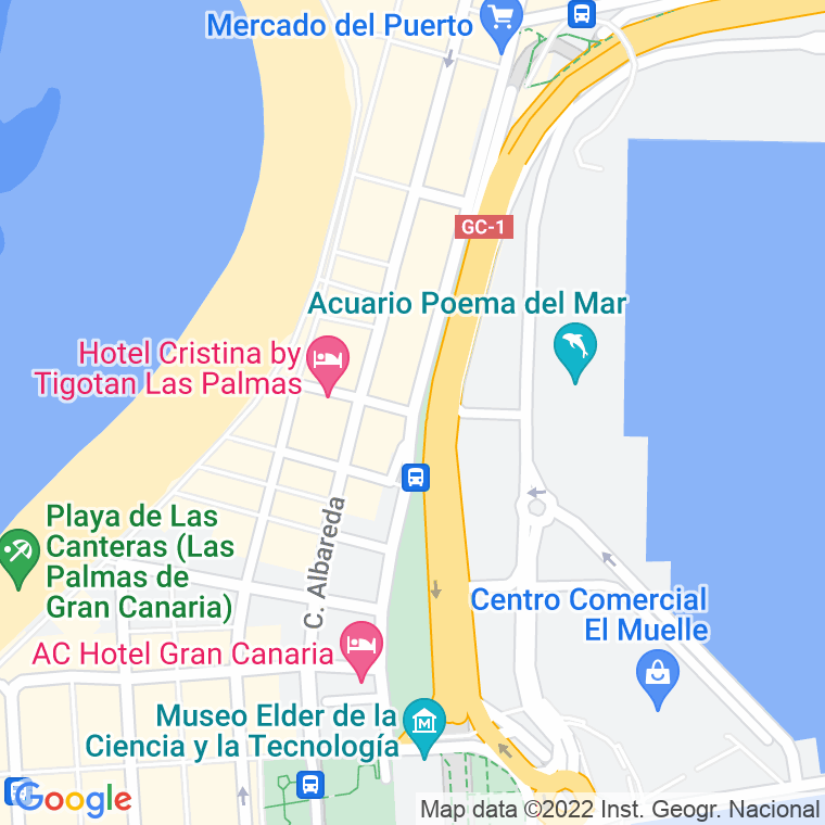 Código Postal calle Eduardo Benot   (Impares Del 1 Al 5)  (Pares Del 2 Al 10) en Las Palmas de Gran Canaria