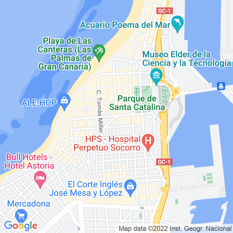 Código Postal calle Veintinueve De Abril   (Impares Del 1 Al 81)  (Pares Del 2 Al 86) en Las Palmas de Gran Canaria