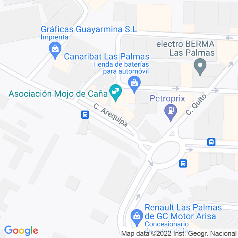 Código Postal calle Arequipa en Las Palmas de Gran Canaria