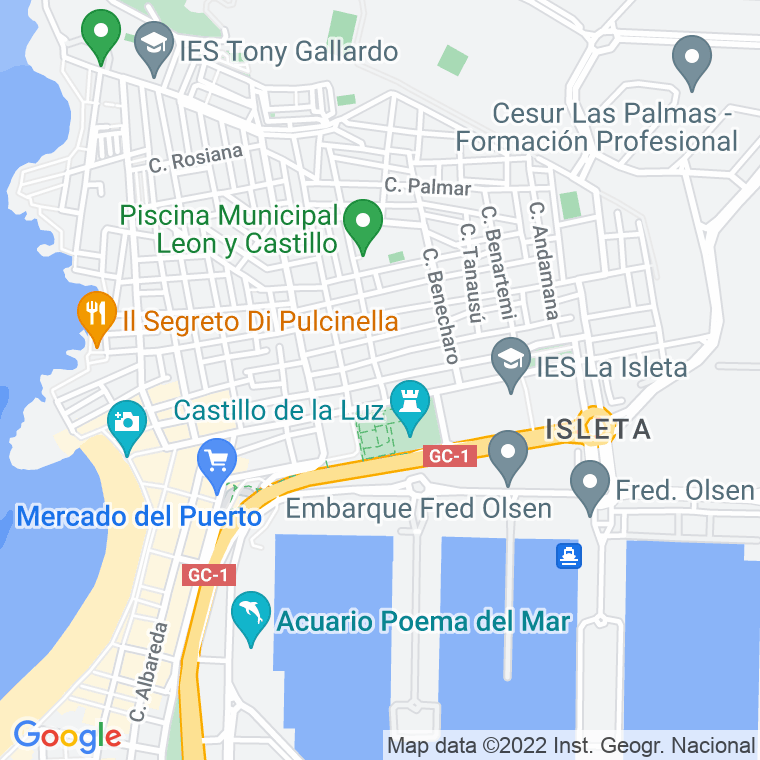 Código Postal calle Naval, La en Las Palmas de Gran Canaria