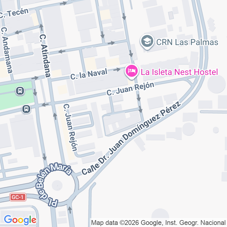 Código postal de Calle Cambaluz en Palmas Gran Canaria (las)