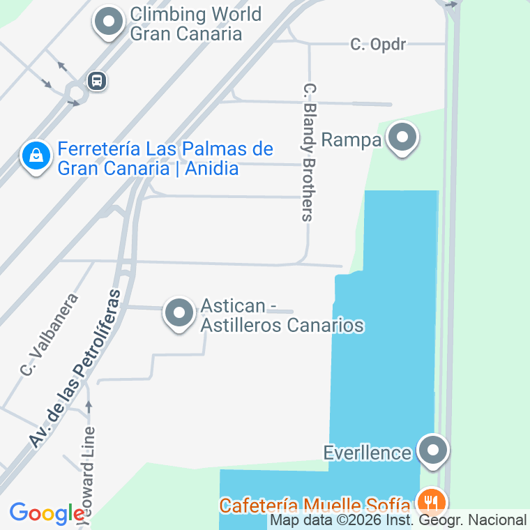 Código postal de Calle Pinillos Izquierdo en Palmas Gran Canaria (las)