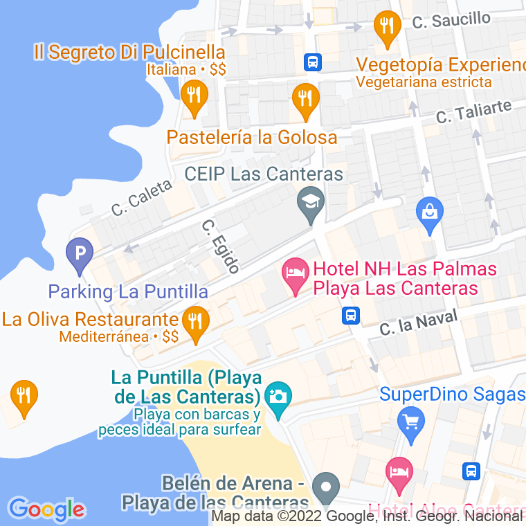 Código Postal calle Americo Vespucio en Las Palmas de Gran Canaria