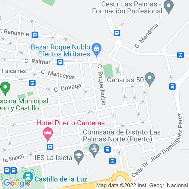 Código Postal calle Andamana en Las Palmas de Gran Canaria