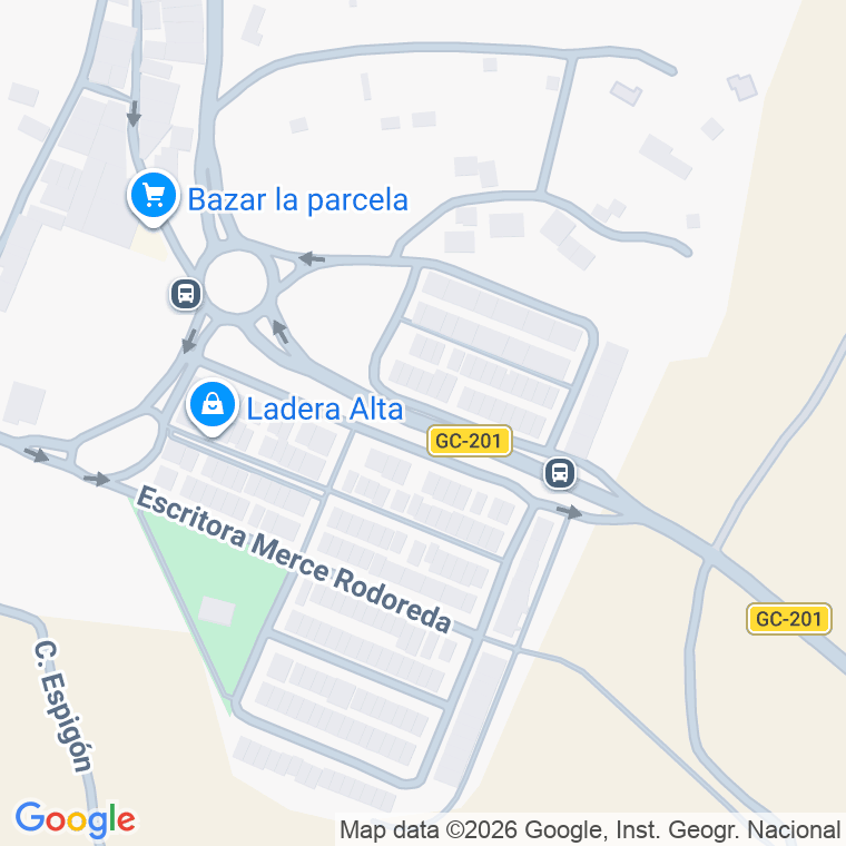 Código postal de Calle Juan Afonso Ponce en Ladera Alta