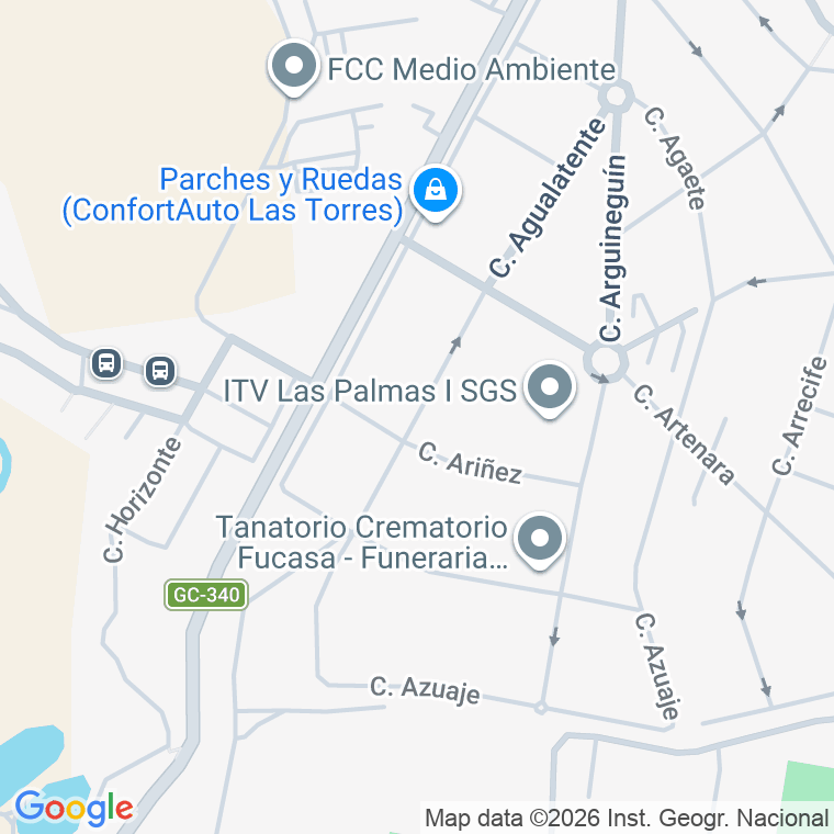 Código postal de Agualatente en Las Palmas de Gran Canaria