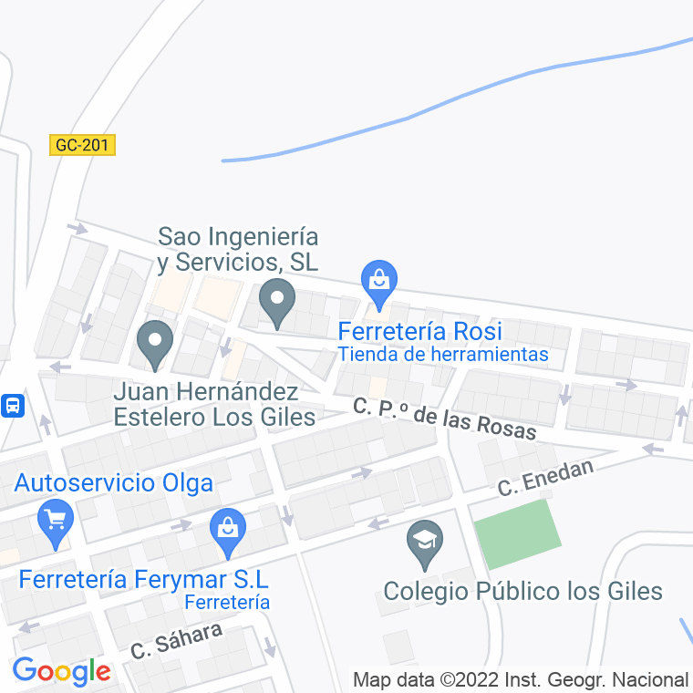 Código Postal calle Armiche en Las Palmas de Gran Canaria