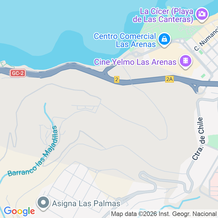 Código postal de Guarela en Las Palmas de Gran Canaria