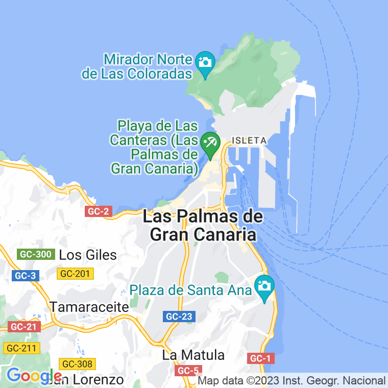 Código Postal calle Hoya De La Palma en Las Palmas de Gran Canaria