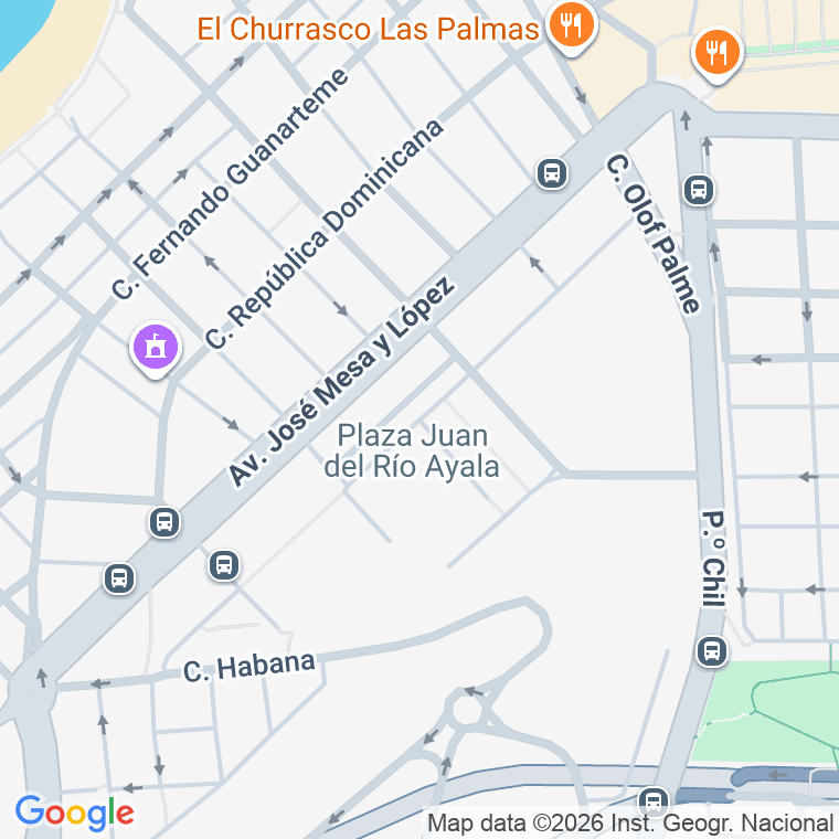 Código postal de Jesus Ferrer Jimeno en Las Palmas de Gran Canaria