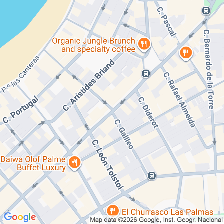 Código postal de Calle Galileo en Palmas Gran Canaria (las)