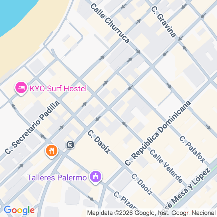 Código postal de Calle Velarde en Palmas Gran Canaria (las)