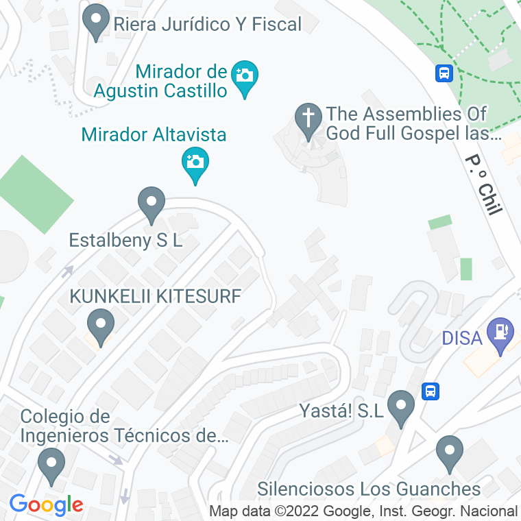 Código Postal calle Altavista en Las Palmas de Gran Canaria
