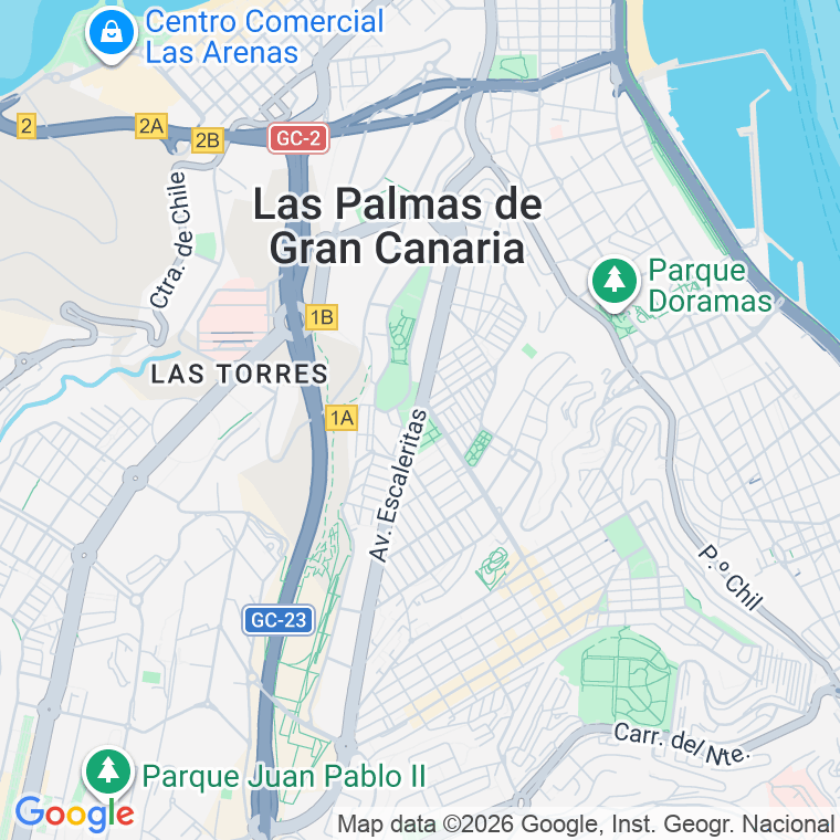 Código postal de Argentina, Plaza en Las Palmas de Gran Canaria