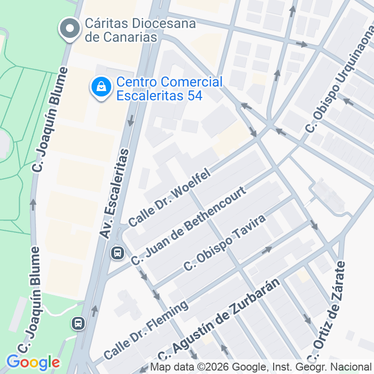 Código postal de Calle Doctor Woelfel en Palmas Gran Canaria (las)