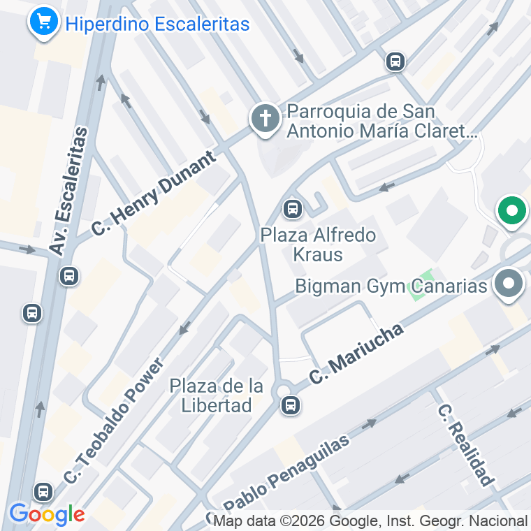 Código postal de Calle Pintor Juan Ismael en Palmas Gran Canaria (las)