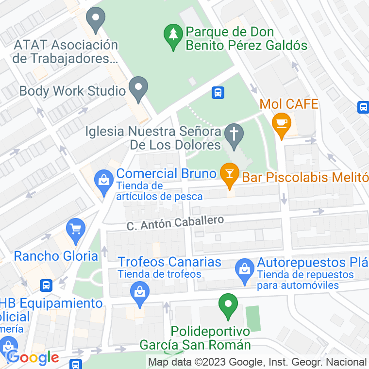 Código Postal calle Doctor Centeno en Las Palmas de Gran Canaria