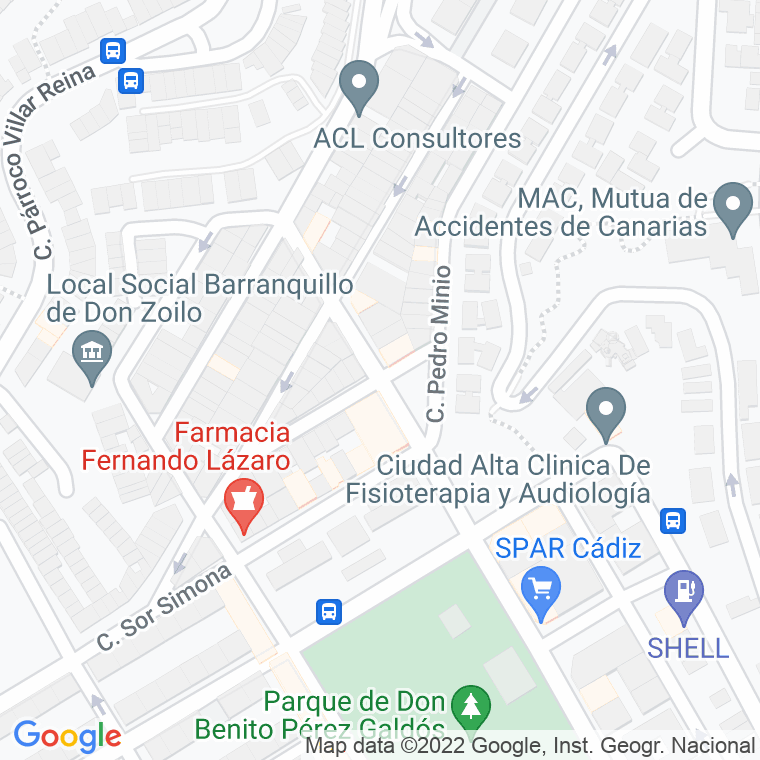 Código Postal calle Fernando Calpena en Las Palmas de Gran Canaria