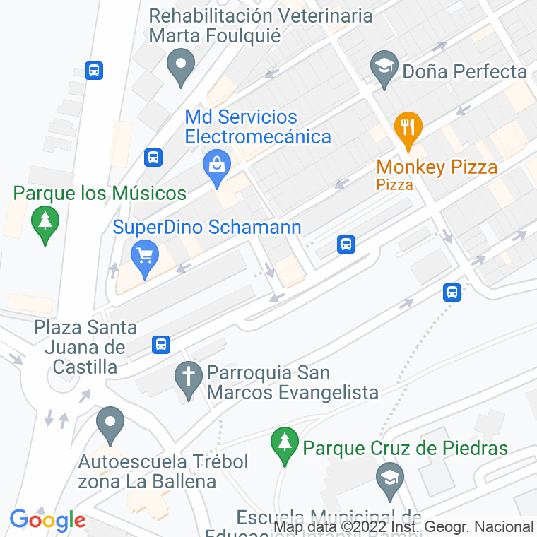 Código Postal calle Juan Martin en Las Palmas de Gran Canaria