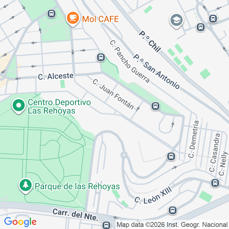 Código postal de Calle Doctor Jimenez Neyra en Palmas Gran Canaria (las)