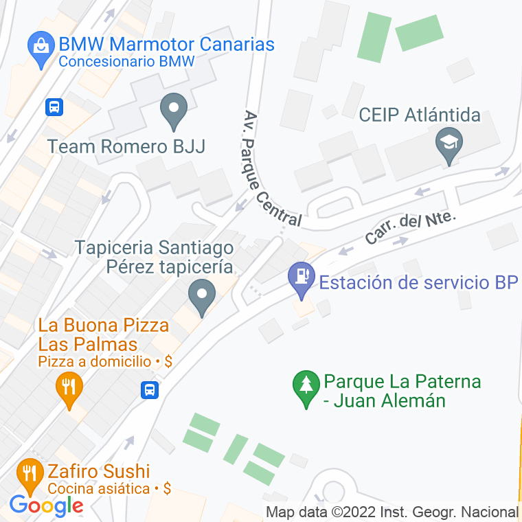 Código Postal calle Somosierra en Las Palmas de Gran Canaria