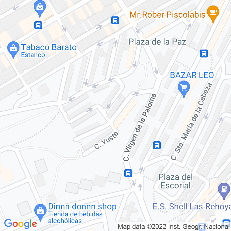 Código Postal calle Virgen De Montserrat en Las Palmas de Gran Canaria