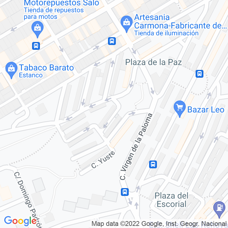Código Postal calle Virgen Del Sagrario en Las Palmas de Gran Canaria