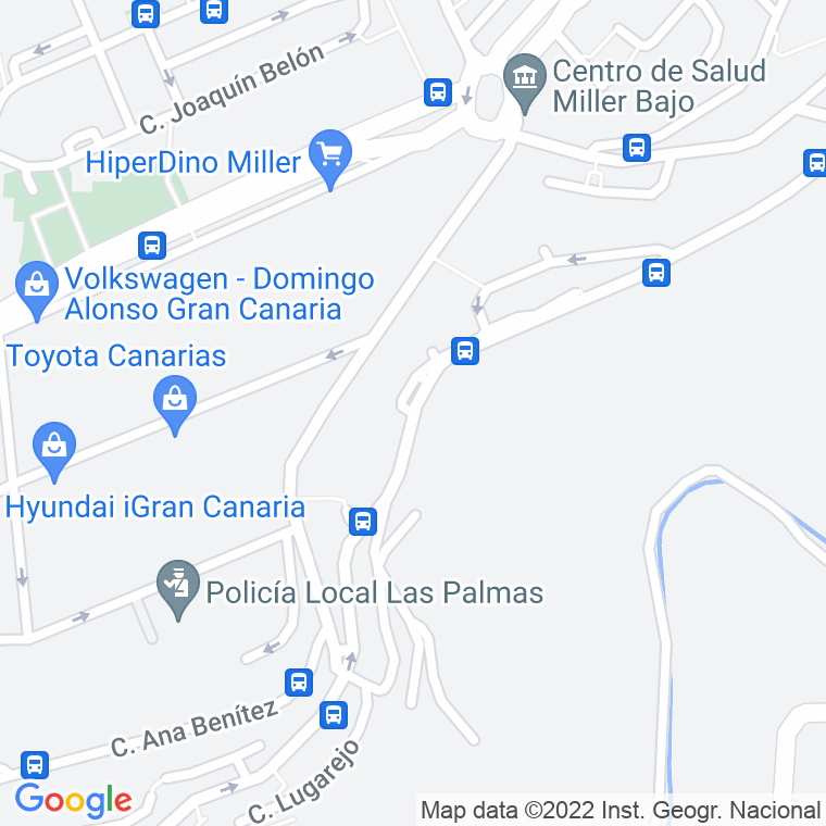 Código Postal calle Carmen Quintana en Las Palmas de Gran Canaria
