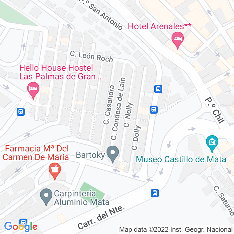 Código Postal calle Condesa De Lain en Las Palmas de Gran Canaria