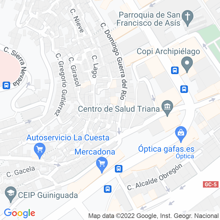 Código Postal calle Gato en Las Palmas de Gran Canaria