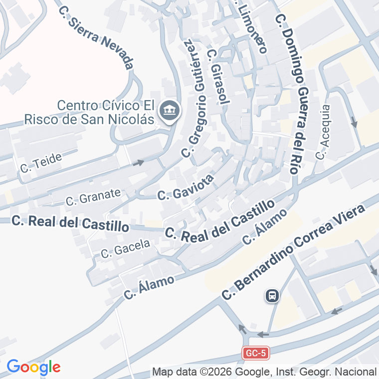 Código postal de Gaviota en Las Palmas de Gran Canaria