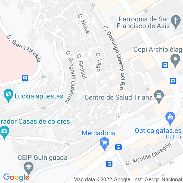 Código Postal calle Giralda en Las Palmas de Gran Canaria