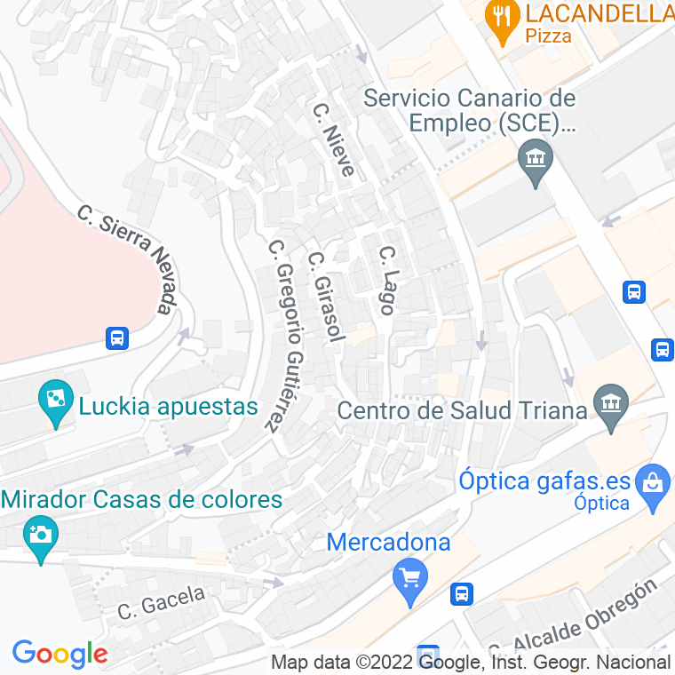 Código Postal calle Girasol en Las Palmas de Gran Canaria
