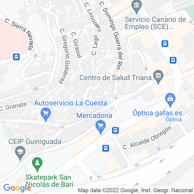 Código Postal calle Globo en Las Palmas de Gran Canaria