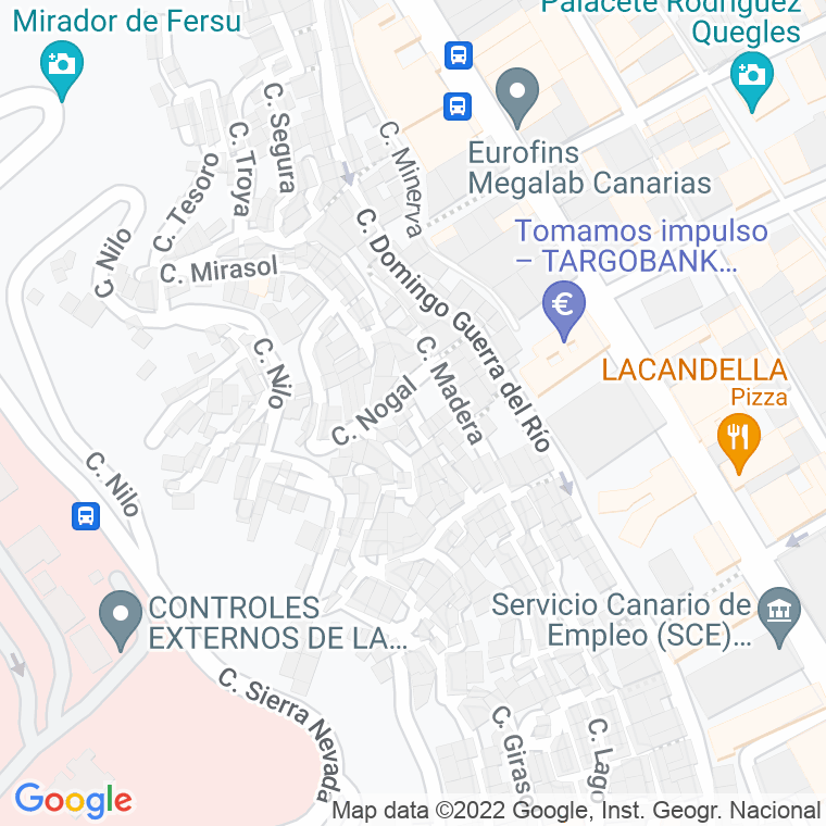 Código Postal calle Mercurio en Las Palmas de Gran Canaria