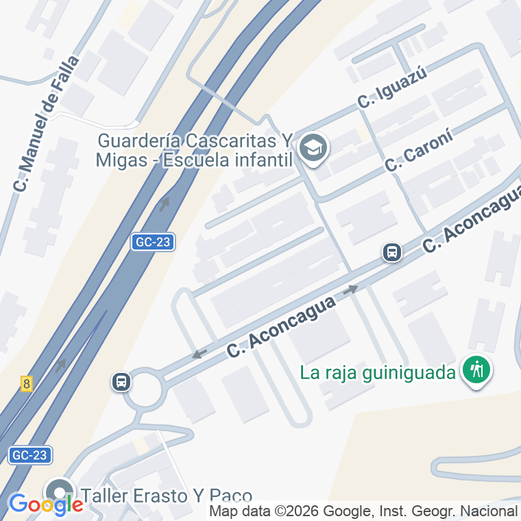 Código postal de Calle Via 2015 (tras Aconcagua) en Palmas Gran Canaria (las)
