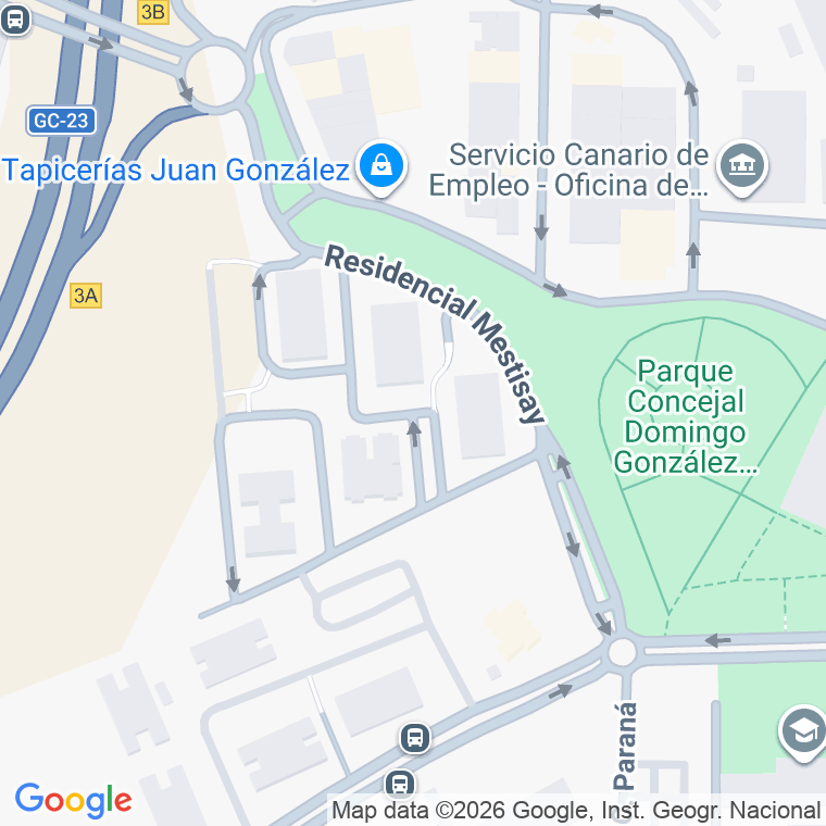 Código postal de Urb Residencial Mestisay en Palmas Gran Canaria (las)