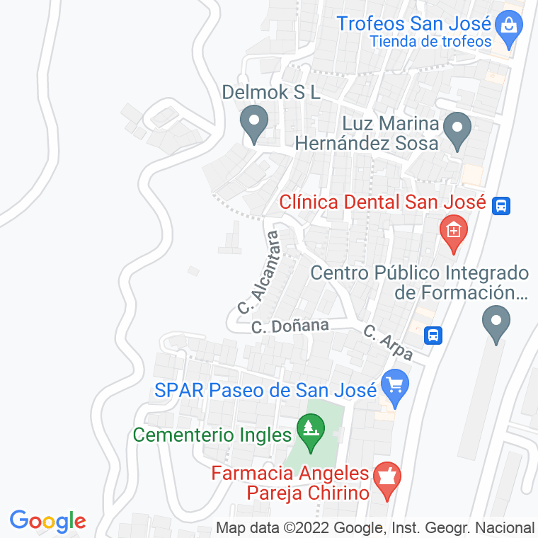 Código Postal calle Alcantara en Las Palmas de Gran Canaria