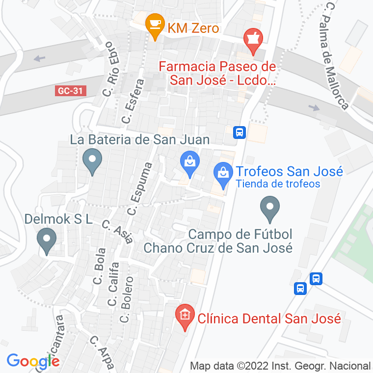 Código Postal calle Alsedo en Las Palmas de Gran Canaria