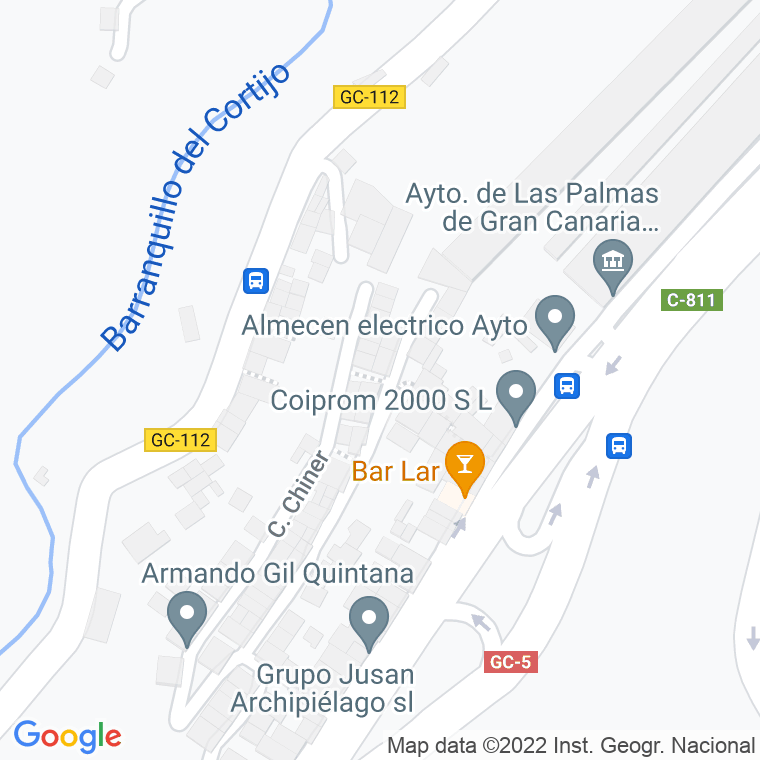 Código Postal calle Atazara en Las Palmas de Gran Canaria