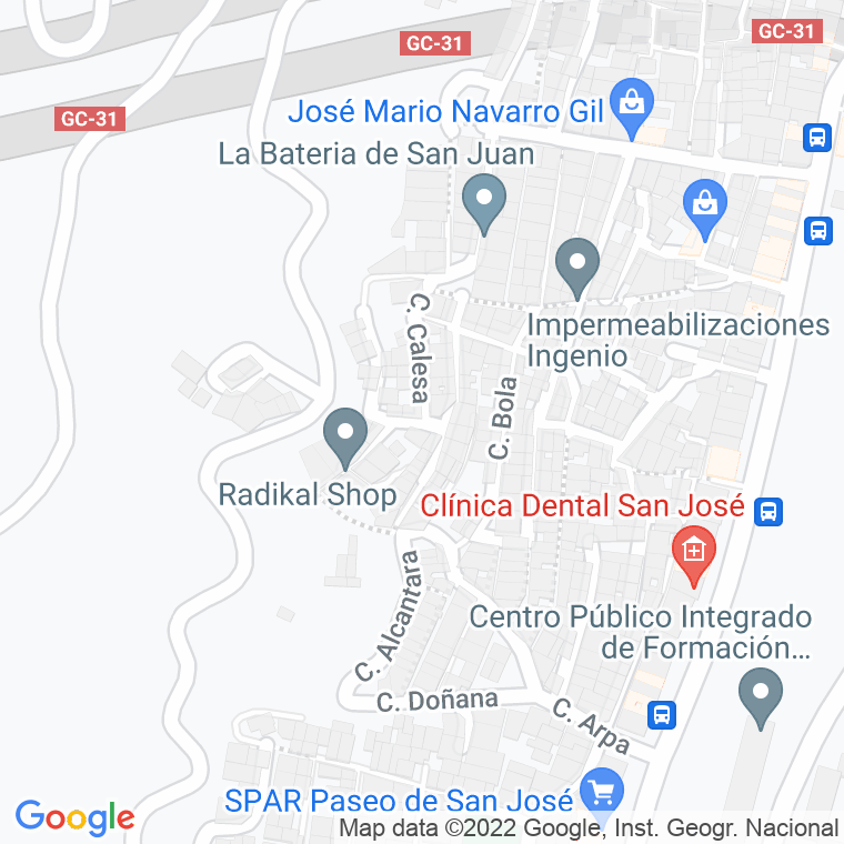 Código Postal calle Campana en Las Palmas de Gran Canaria