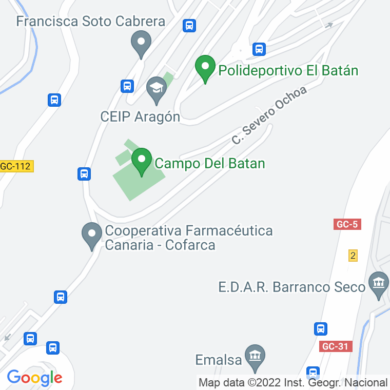 Código Postal calle Carlos De S. Lamas en Las Palmas de Gran Canaria