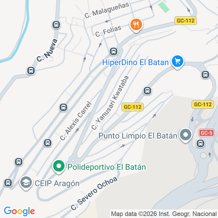 Código postal de Calle Yanusari Kwataba en Palmas Gran Canaria (las)