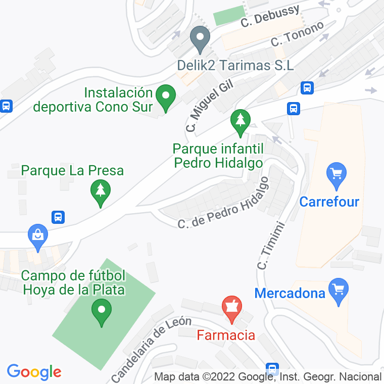 Código Postal calle Abogado Jose Sintes Reyes en Las Palmas de Gran Canaria
