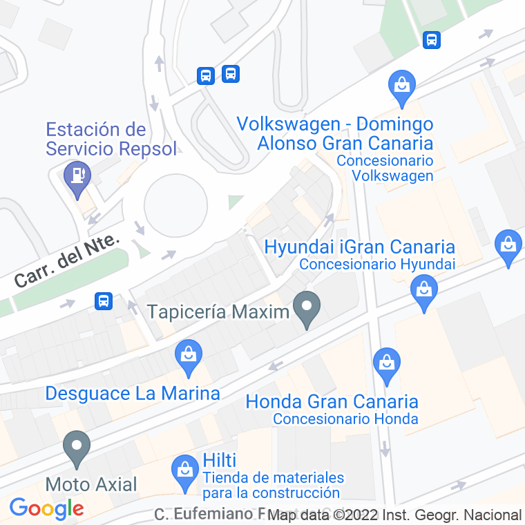 Código Postal calle Alcalde Gabriel Mejias Pombo en Las Palmas de Gran Canaria